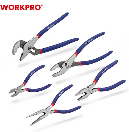 WorkPro Σετ Πένσες Μήκους 250mm 5τμχ