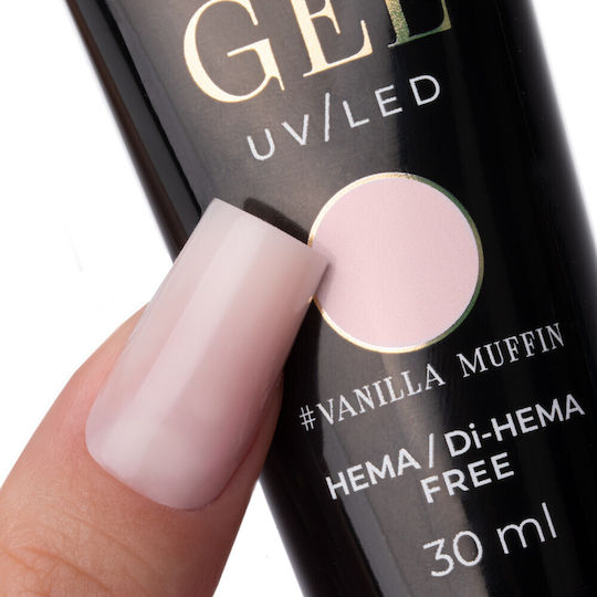 Molly Lac Гел Гел за изкуствени нокти Vanilla Muffin 30мл