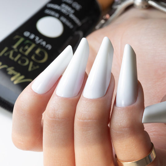 Molly Lac Gel Νυχιών Pure White 30ml