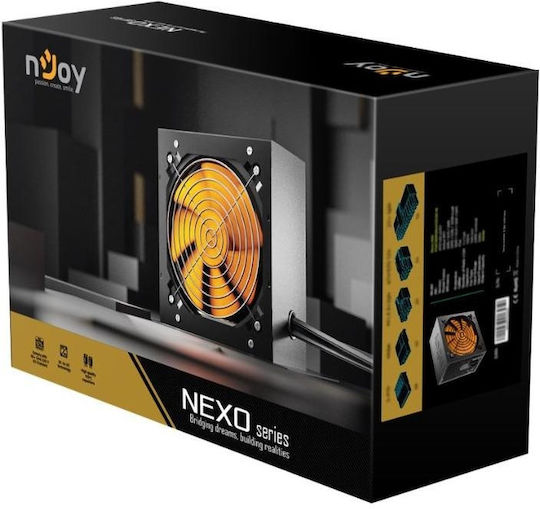 NJOY NEXO 850W Μαύρο Τροφοδοτικό Υπολογιστή Full Wired 80 Plus Gold