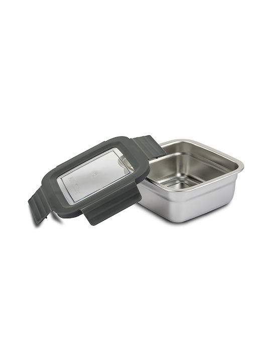 Nava Δοχείο Φαγητού Inox Ασημί 900ml