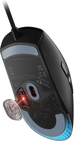 Corsair M75 RGB Геймърска Мишка 26000 DPI Черен