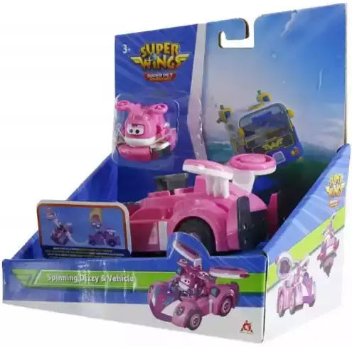 Just Toys Super Wings Super Pet Αυτοκινητάκι Spinning Dizzy & Vehicle για 3+ Ετών (Διάφορα Σχέδια) 1τμχ