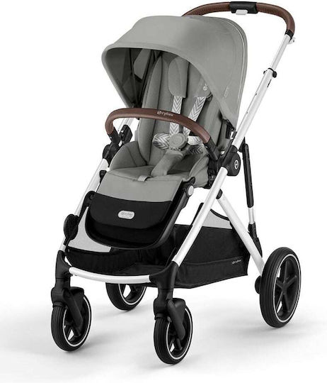 Cybex Gazelle S SLV Adjustable Baby Stroller Suitable for Newborn Stone Grey-Taupe 12.6kg