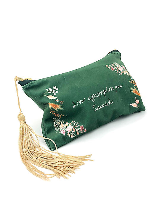 LiebeQueen Toiletry Bag in Green color