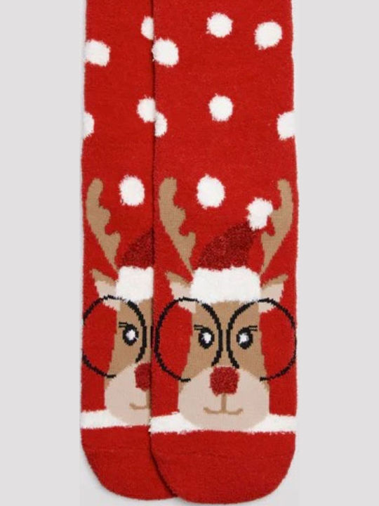 Ysabel Women's Christmas Socks Red
