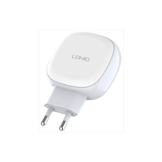 Ldnio Charger Without Cable with USB-A Port and 2 USB-C Ports 67W Whites (Q3611)