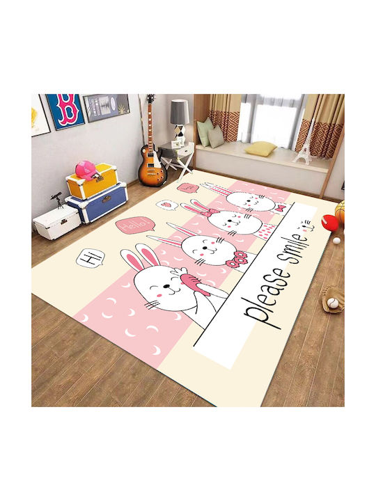 Homeone Παιδικό Χαλί Ροζ 160x220cm