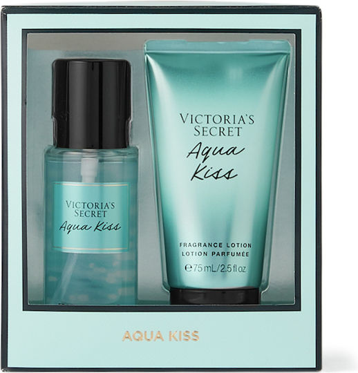 Victoria's Secret Aqua Kiss Set cu Loțiune de corp