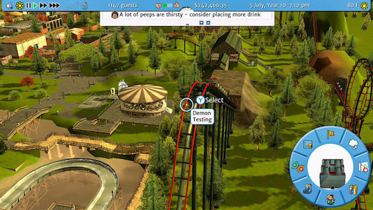 RollerCoaster Tycoon 3 Vollständig Edition Switch-Spiel
