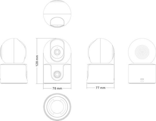 Xiaomi C500 Dual IP Surveillance Camera Wi-Fi Full HD+ 4MP with Two-Way Communication
