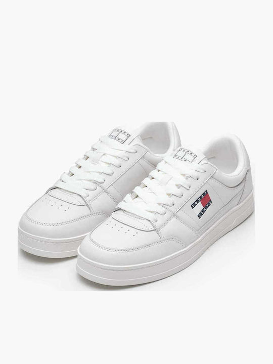 Adidași Flatforms Pentru Bărbați Albi