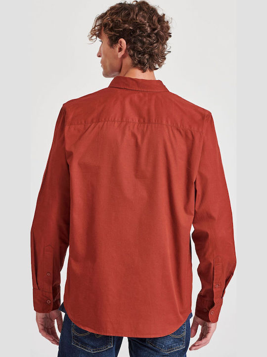 Funky Buddha Baumwolle Hemd Rot