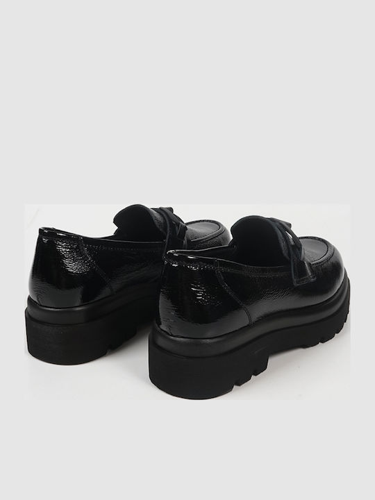 Λουστρίνι Γυναικεία Loafers σε Μαύρο Χρώμα