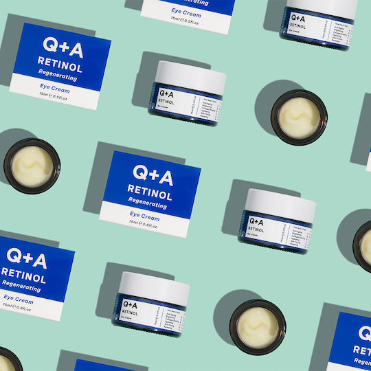 Q+A Natural Skincare Retinol Κρέμα Ματιών για Αντιγήρανση 15ml