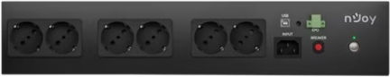 NJOY Theron 800 UPS Off-Line 800VA 480W с 8 Schuko Гнезда
