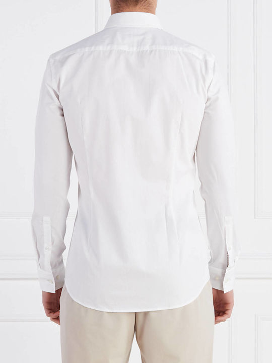 Koey Long-sleeved Cotton Shirt White