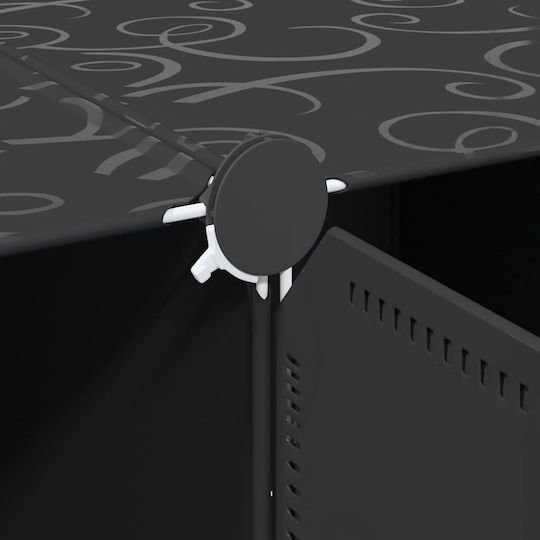 Organizator de Depozitare cu 16 Cuburi cu Bare de Agățat PP Alb 4019584