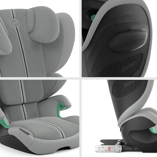 Cybex Solution G2 I-Fix Plus Детско Столче за Кола i-Размер с Isofix Сив 15-50 кг