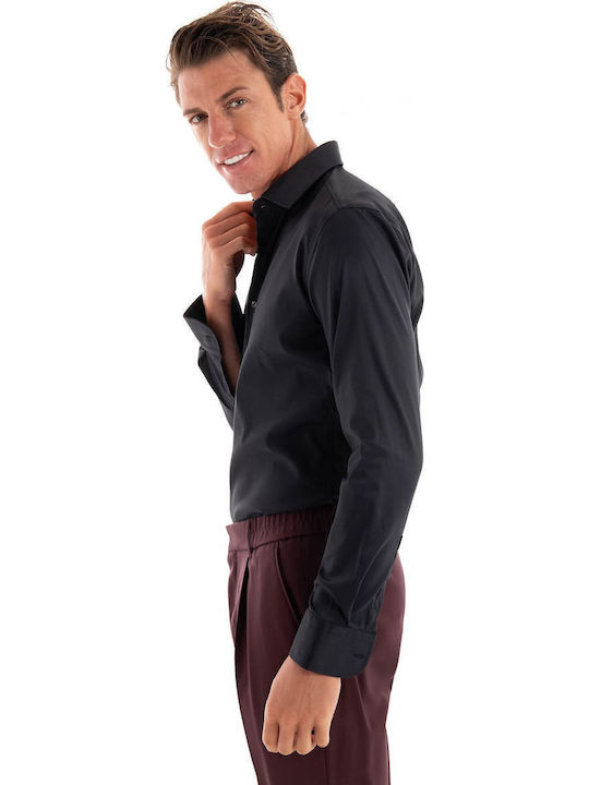 Boss Hank Hemd Black