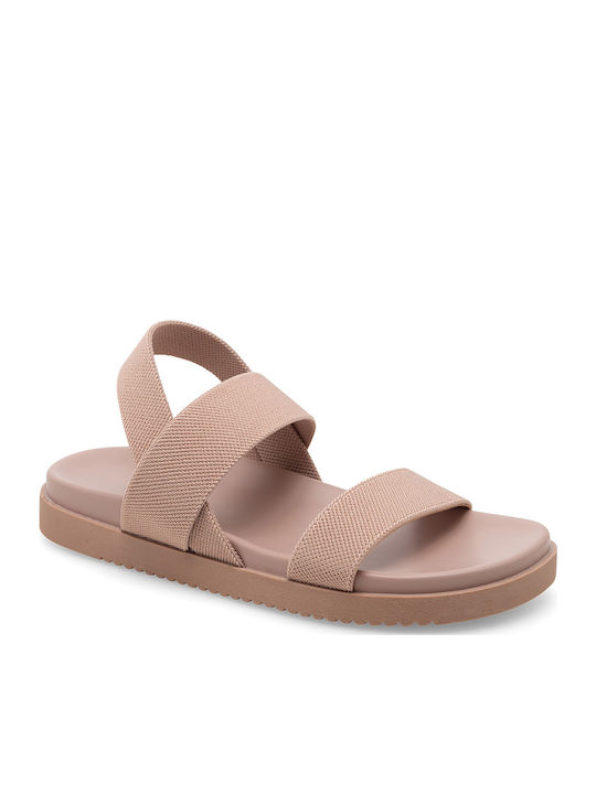 Flache Sandalen für Damen in Rosa Farbe