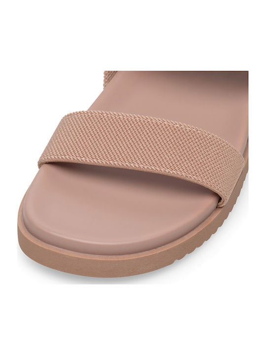 Flache Sandalen für Damen in Rosa Farbe