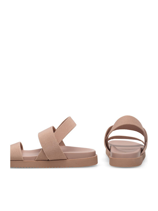 Flache Sandalen für Damen in Rosa Farbe