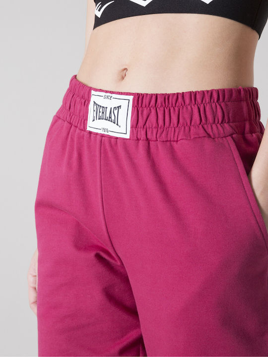 Amaranth Pantaloni de Trening cu elastic Amaranth