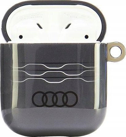 Audi Iml Geometric Pattern Case Silicone / Plastic in Gray color for Apple AirPods 1 / AirPods 2