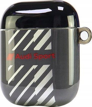 Audi Iml Sport Θήκη Σιλικόνης / Πλαστική σε Μαύρο χρώμα για Apple AirPods 1 / AirPods 2