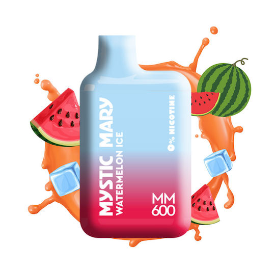 Mystic Mary MM600 Einweg E-Zigarette 600 Züge Watermelon Ice ohne Nikotin 2ml