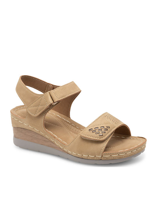 Women's Platform Shoes Beige