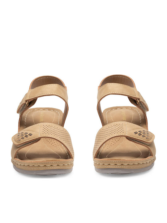 Women's Platform Shoes Beige