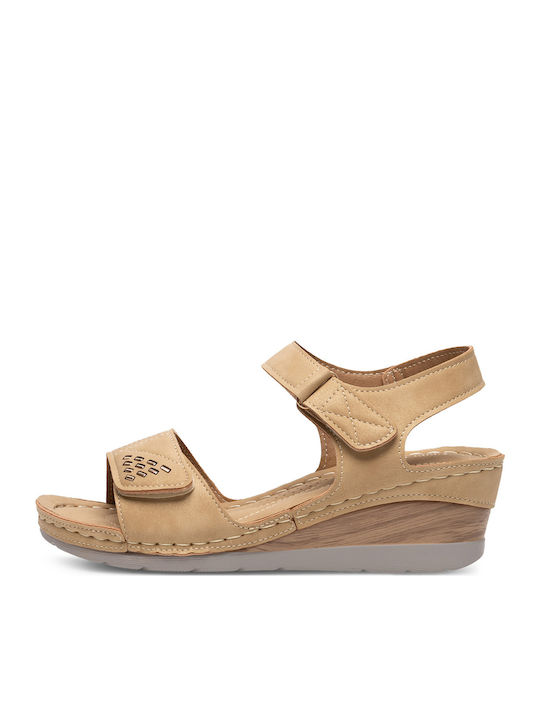 Women's Platform Shoes Beige