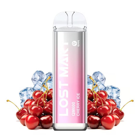 Lost Mary Einweg-E-Zigarette 600 Einweg-E-Zigaretten Cherry Ice 2ml 20mg Rosa