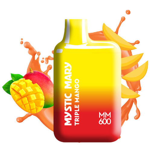 Mystic Mary MM600 Einweg E-Zigarette 600 Züge Triple Mango 2ml 20mg