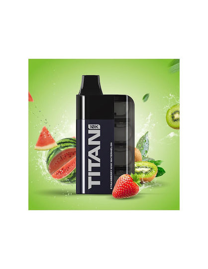 Disposable Electronic Cigarette 1000 Puffs Strawberry Kiwi 2ml 20mg Red 7pcs 5398