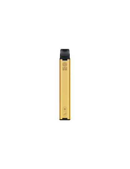 Gold Bar Țigară Electronică De Unică Folosință 600 Inhalări Raspberry Watermelon 2ml 20mg Aurie