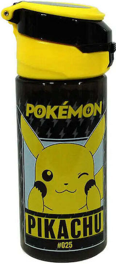Nintendo Pokemon Pikachu Παιδικό Παγούρι Πλαστικό με Βιδωτό Καπάκι Non Spill Κίτρινο 500ml