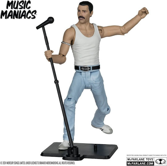 Mcfarlane Toys Music Maniacs Freddy Mercury Action Figure 15cm