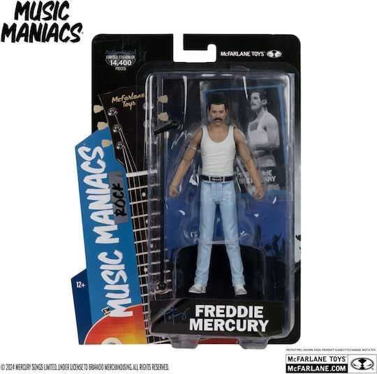 Mcfarlane Toys Music Maniacs Freddy Mercury Action Figure 15cm
