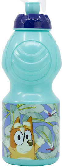 Euromic Παιδικό Παγούρι Bluey Πλαστικό Γαλάζιο 400ml