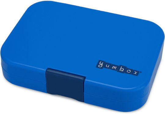 Yumbox Φαγητοδοχείο Yumbox Panino 4 Θέσεων Surf Blue Dinosaur