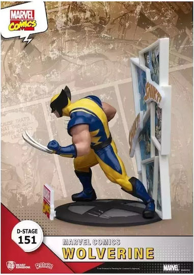 Beast Kingdom Marvel D-Stage Wolverine Diorama Figurină 16 cm