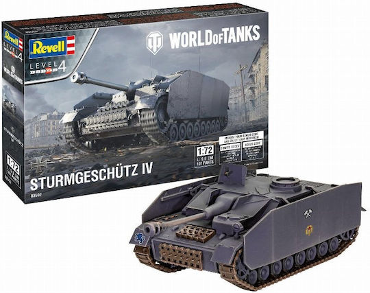 Revell World Of Tanks Model Kit 1/72 Sturmgeschütz Iv Φιγούρα 9εκ.