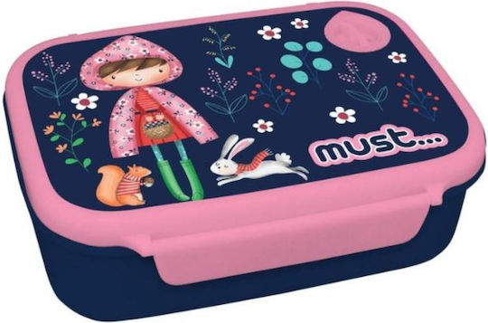 Must Team Plastik Kinder Lunchset 0.5Es Rosa
