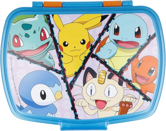 Stor Pokemon Plastic Kids' Food Container Multicolour