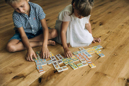 Настолна игра Dominoes Safari 2+ години FreeOn