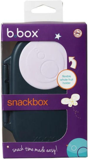 Пластмасов детски комплект за храна с отделения Snackbox Indigo Rose B.box Bb685