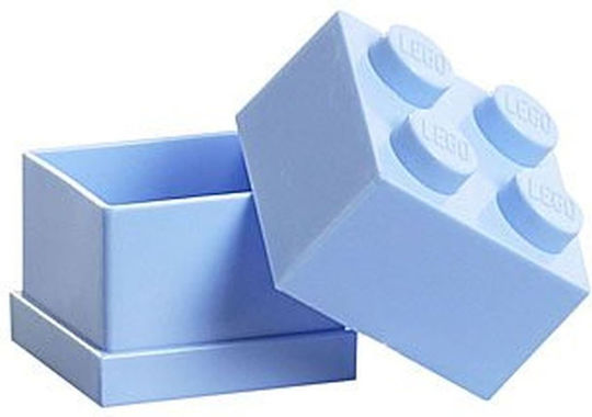 Lego Kids Lunch Plastic Box Light Blue